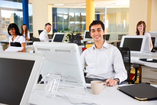 open office open floor plan