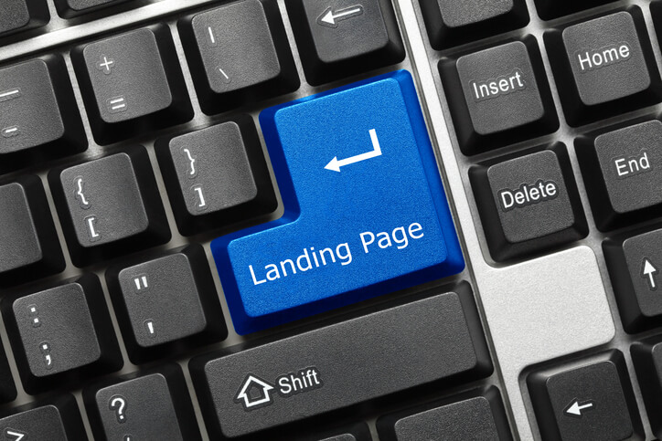 landing page