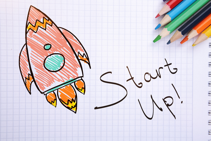 Creative startup concept business