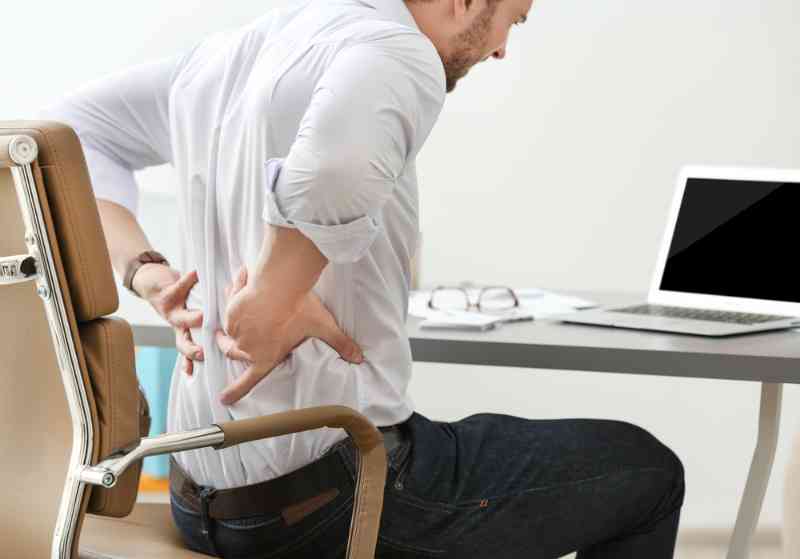 Image result for How to get relief from back pain for those working in computer?
