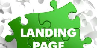 landing page