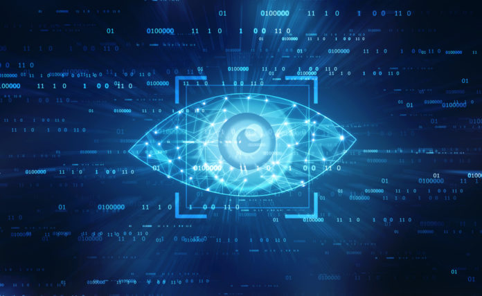Biometric,Screening,Eye,,Digital,Eye,,Security,Concept,,Cyber,Security,Concept computer vision